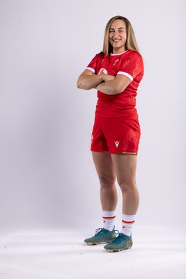 170325 Wales Women 6 Nations Rugby Squad Portraits - Courtney Keight