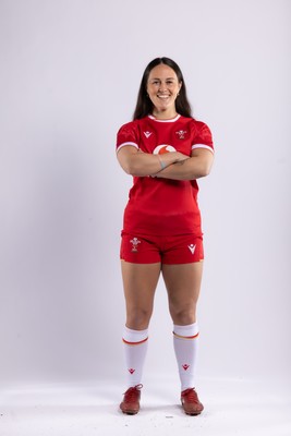 170325 Wales Women 6 Nations Rugby Squad Portraits - Ffion Lewis