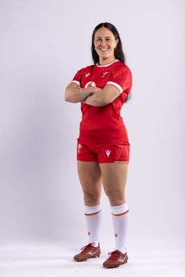 170325 Wales Women 6 Nations Rugby Squad Portraits - Ffion Lewis