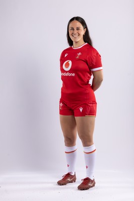 170325 Wales Women 6 Nations Rugby Squad Portraits - Ffion Lewis