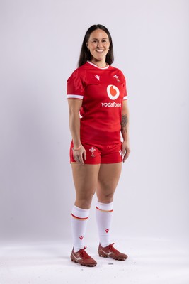 170325 Wales Women 6 Nations Rugby Squad Portraits - Ffion Lewis