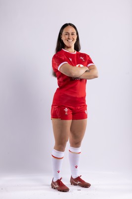 170325 Wales Women 6 Nations Rugby Squad Portraits - Ffion Lewis