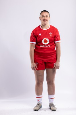 170325 Wales Women 6 Nations Rugby Squad Portraits - Kayleigh Powell