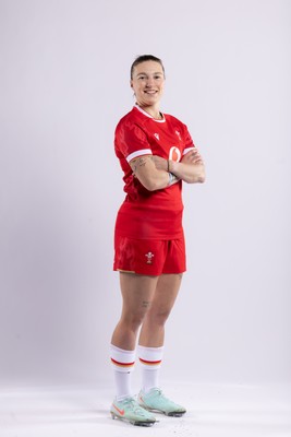 170325 Wales Women 6 Nations Rugby Squad Portraits - Keira Bevan