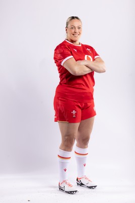 170325 Wales Women 6 Nations Rugby Squad Portraits - Kelsey Jones