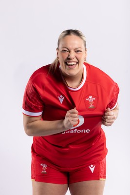 170325 Wales Women 6 Nations Rugby Squad Portraits - Kelsey Jones