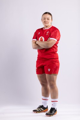 170325 Wales Women 6 Nations Rugby Squad Portraits - Lleucu George