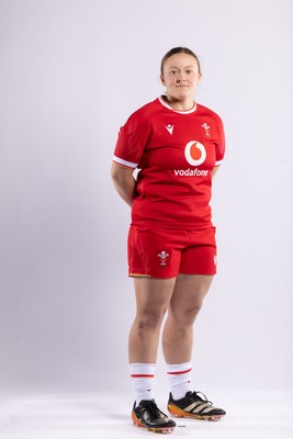 170325 Wales Women 6 Nations Rugby Squad Portraits - Lleucu George