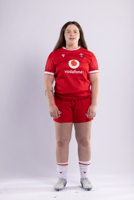 170325 Wales Women 6 Nations Rugby Squad Portraits - Maisie Davies