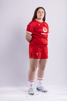 170325 Wales Women 6 Nations Rugby Squad Portraits - Maisie Davies