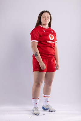 170325 Wales Women 6 Nations Rugby Squad Portraits - Maisie Davies