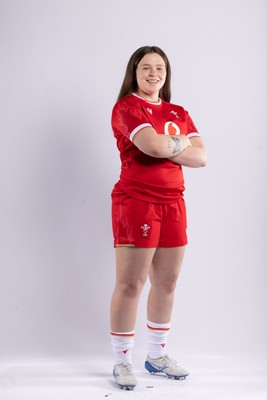 170325 Wales Women 6 Nations Rugby Squad Portraits - Maisie Davies