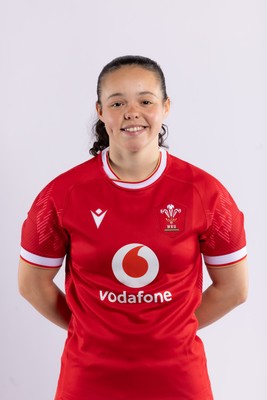 170325 Wales Women 6 Nations Rugby Squad Portraits - Meg Davies