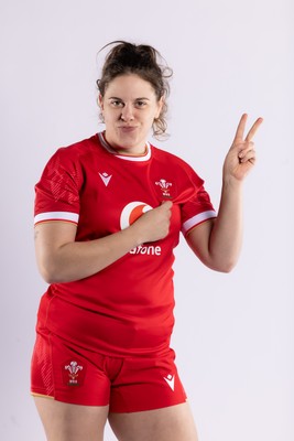 170325 Wales Women 6 Nations Rugby Squad Portraits - Natalia John