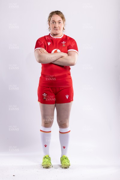 170325 Wales Women 6 Nations Rugby Squad Portraits - Abbie Fleming