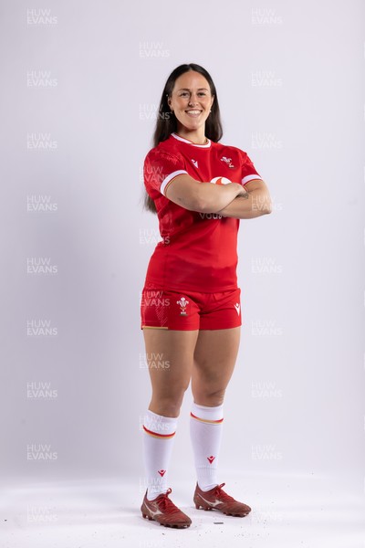 170325 Wales Women 6 Nations Rugby Squad Portraits - Ffion Lewis