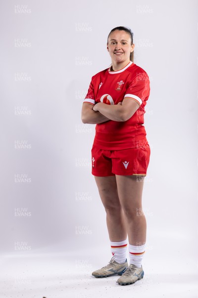 170325 Wales Women 6 Nations Rugby Squad Portraits - Kayleigh Powell