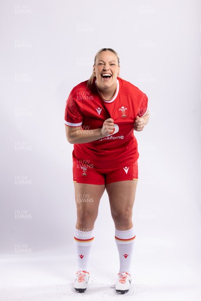 170325 Wales Women 6 Nations Rugby Squad Portraits - Kelsey Jones