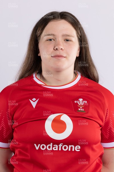 170325 Wales Women 6 Nations Rugby Squad Portraits - Maisie Davies