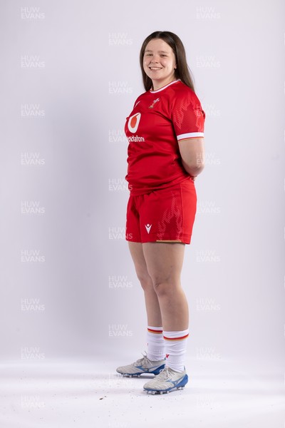 170325 Wales Women 6 Nations Rugby Squad Portraits - Maisie Davies