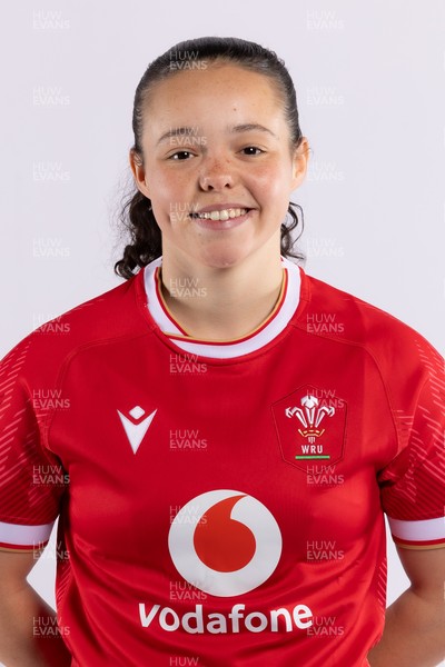 170325 Wales Women 6 Nations Rugby Squad Portraits - Meg Davies