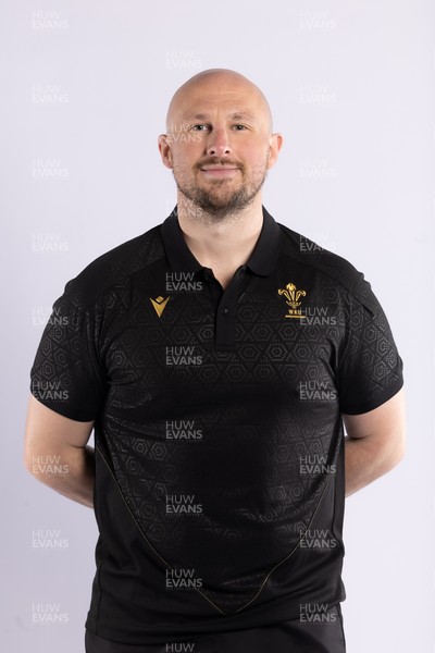 170325 Wales Women 6 Nations Rugby Squad Portraits - Mike Hill, Wales Women forwards coach