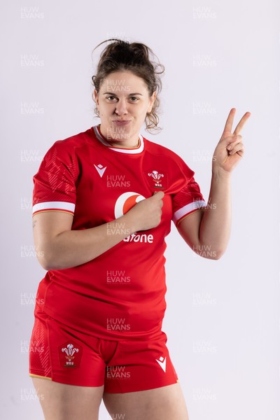 170325 Wales Women 6 Nations Rugby Squad Portraits - Natalia John