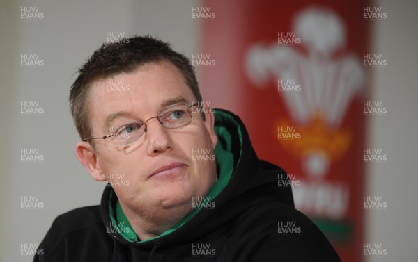 18.03.09 - Wales Women and Sevens Press Conference - Wales Women head coach, Jason Lewis announces his team to play Ireland women on Saturday. 