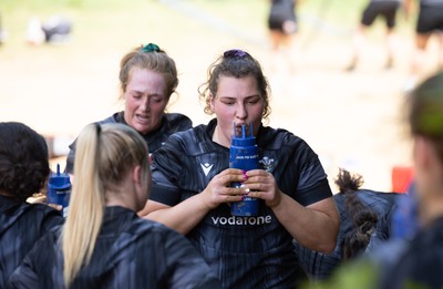 130625 Wales Women Rugby Squad Training at Merthyr Mawr dunes - Gwenllian Pyrs during a training and conditioning session at Merthyr Mawr sand dunes