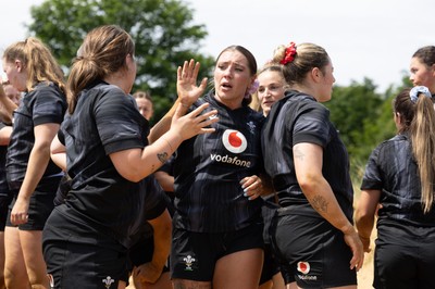 130625 Wales Women Rugby Squad Training at Merthyr Mawr dunes - Georgia Evans during a training and conditioning session at Merthyr Mawr sand dunes