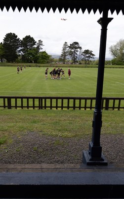080526 - Wales Women Rugby Captains Run - The Wales team go through Captains Run at Pirrie Park ahead of the Women’s 6 Nations match against Ireland at Affidea Stadium