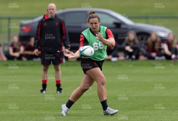 130922 - Wales Women Captains Run - Siwan Lillicrap of Wales during the Captains Run ahead of their World Cup warm up match against England