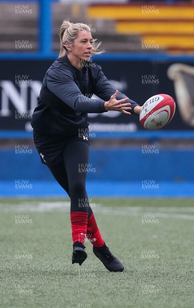 151118 - Wales Women's Captains Run - Wales Alecs Donovan during the Captain's Run ahead of the match against Hong Kong