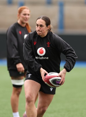 160526 - Wales Women Rugby Captain’s Run - Courtney Keight during Captain’s Run ahead of their final Women’s 6 Nations match against Italy