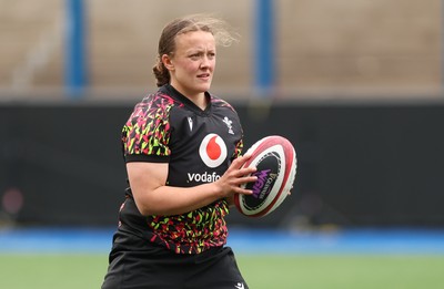 160526 - Wales Women Rugby Captain’s Run - Lleucu George during Captain’s Run ahead of their final Women’s 6 Nations match against Italy