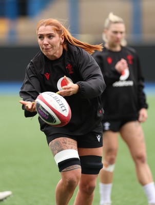 160526 - Wales Women Rugby Captain’s Run - Georgia Evans during Captain’s Run ahead of their final Women’s 6 Nations match against Italy