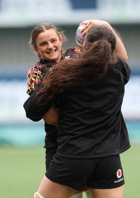 160526 - Wales Women Rugby Captain’s Run - Branwen Metcalfe during Captain’s Run ahead of their final Women’s 6 Nations match against Italy