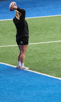 160526 - Wales Women Rugby Captain’s Run - Kelsey Jones during Captain’s Run ahead of their final Women’s 6 Nations match against Italy