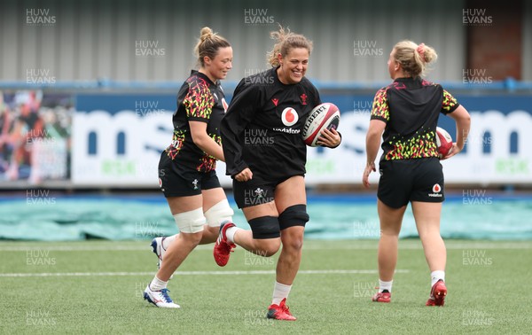 160526 - Wales Women Rugby Captain’s Run - Natalia John during Captain’s Run ahead of their final Women’s 6 Nations match against Italy