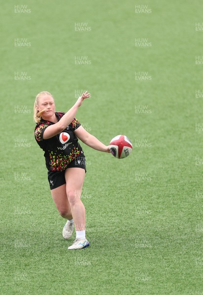 160526 - Wales Women Rugby Captain’s Run - Seren Lockwood during Captain’s Run ahead of their final Women’s 6 Nations match against Italy