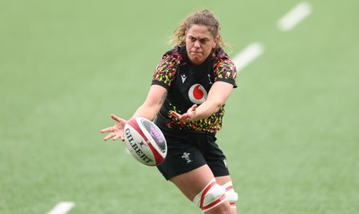 170426 - Wales Women Captain’s Run - Natalia John during Captain’s Run ahead of the Women’s 6 Nations match against France