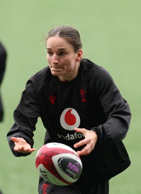 170426 - Wales Women Captain’s Run - Jasmine Joyce during Captain’s Run ahead of the Women’s 6 Nations match against France
