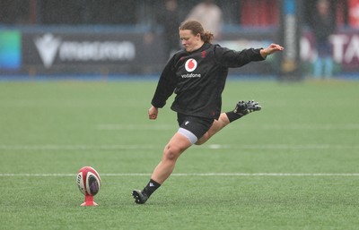 170426 - Wales Women Captain’s Run - Lleucu George during Captain’s Run ahead of the Women’s 6 Nations match against France