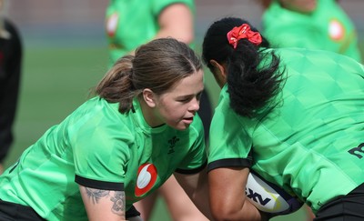 170926 Wales Women Rugby Captain’s Run - during Wales Captain’s Run at Cardiff Arms Park ahead of their WXV match against South Africa