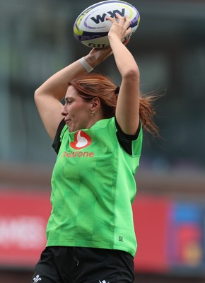 170926 Wales Women Rugby Captain’s Run - Georgia Evans during Wales Captain’s Run at Cardiff Arms Park ahead of their WXV match against South Africa