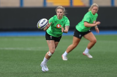170926 Wales Women Rugby Captain’s Run - Keira Bevan during Wales Captain’s Run at Cardiff Arms Park ahead of their WXV match against South Africa