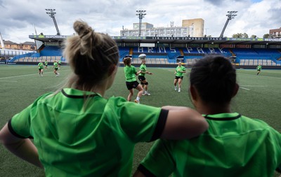 170926 Wales Women Rugby Captain’s Run - during Wales Captain’s Run at Cardiff Arms Park ahead of their WXV match against South Africa