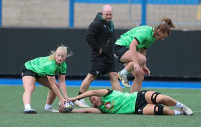 170926 Wales Women Rugby Captain’s Run - Seren Lockwood during Wales Captain’s Run at Cardiff Arms Park ahead of their WXV match against South Africa