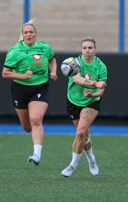 170926 Wales Women Rugby Captain’s Run - Keira Bevan during Wales Captain’s Run at Cardiff Arms Park ahead of their WXV match against South Africa