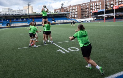 170926 Wales Women Rugby Captain’s Run - during Wales Captain’s Run at Cardiff Arms Park ahead of their WXV match against South Africa